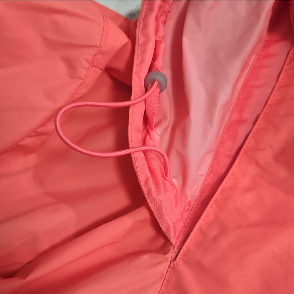 Columbia Women’s XXL Peach Hooded Full Zip Pockets Windbreaker Jacket - Picture 12 of 13